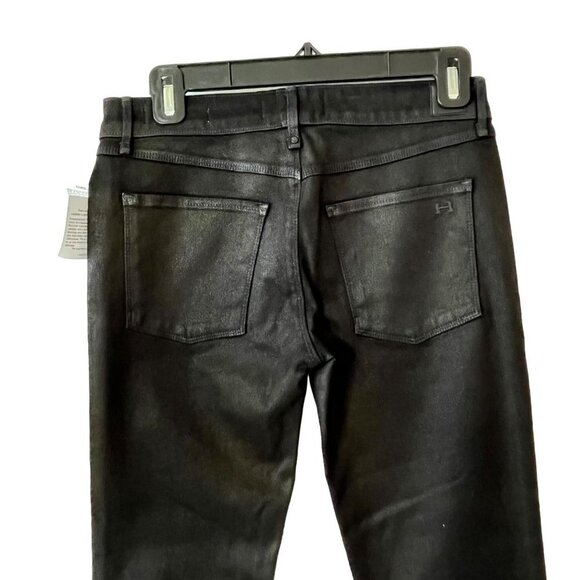 Habitual Eve Hi-Rise Skinny Coated Jeans Black Licorice 25 New With Partial Tags - Picture 5 of 12